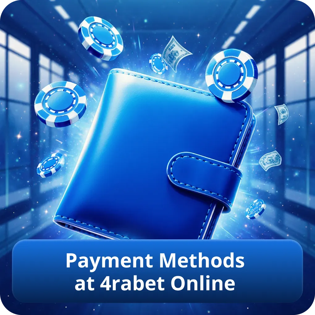 Banking options at 4rabet Online platform